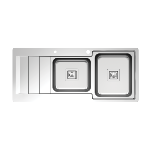 سینک ظرفشویی میکس پلاس مدل 8061S45 توکار