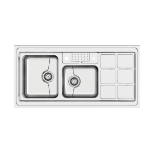 سینک ظرفشویی میکس پلاس مدل 9031P45روکار