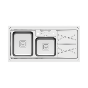 سینک ظرفشویی میکس پلاس مدل 9041S45 روکار