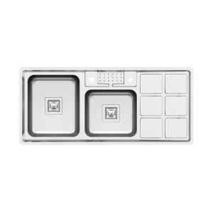 سینک ظرفشویی میکس پلاس مدل 8031S45 توکار