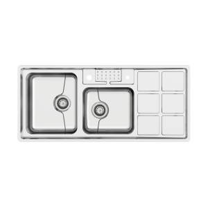 سینک ظرفشویی میکس پلاس مدل 8031P45 توکار