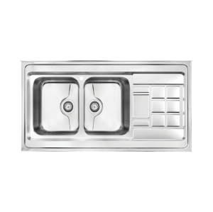 سینک ظرفشویی میکس پلاس مدل 9022P روکار