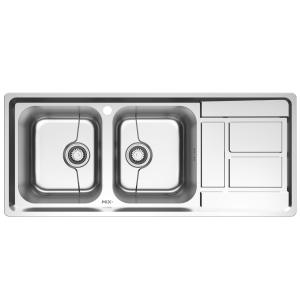 سینک ظرفشویی میکس پلاس مدل S800 توکار