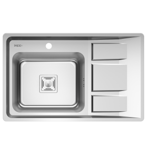 سینک ظرفشویی میکس پلاس مدل 6042S45 توکار