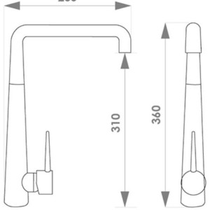 شیر ظرفشویی راسان مدل شرلین