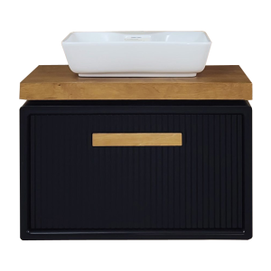 کابینت 80*40 مشکی مدل بالسا