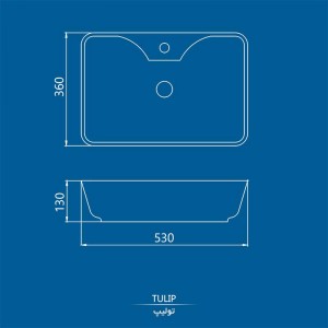 روکابینتی چینی کرد مدل تولیپ