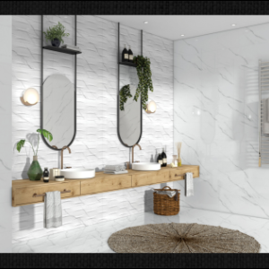 سرامیک  سرام نگار مدل کارا سفید 30x90