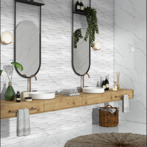 سرامیک  سرام نگار مدل کارا سفید 30x90