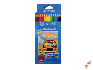 مداد رنگی 12 رنگ ووک