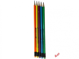 مداد مشکی تیپ تاپ بدنه رنگی