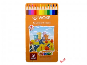 مداد رنگی 12 رنگ ووک