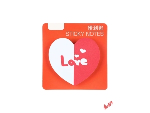 کاغذ یادداشت چسب دار مدل Sticky Notes طرح Love