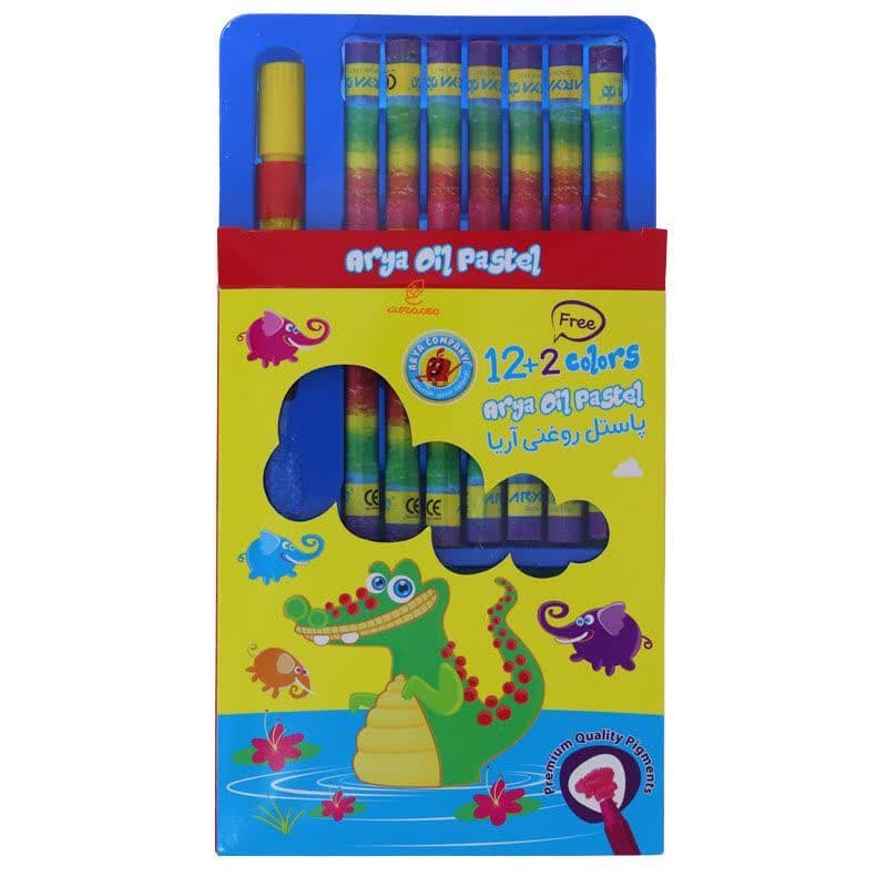 پاستل طلقی 12+2 آریا