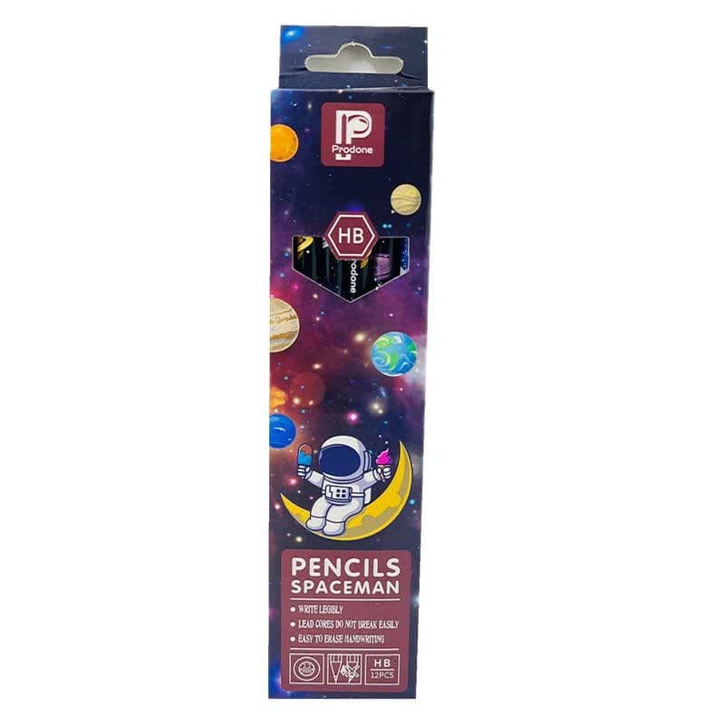 مداد مشکی پاک کن دار طرح فضانورد