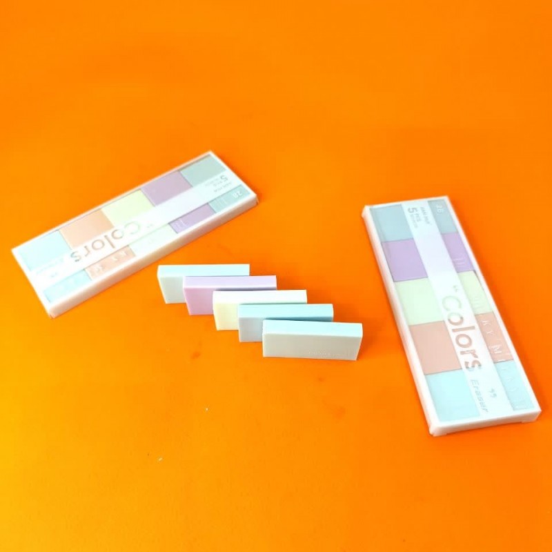 پاک کن پاستلی بسته 5 عددی