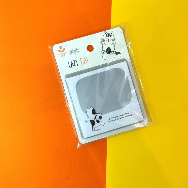 استیک نوت فانتزی طرح گربه