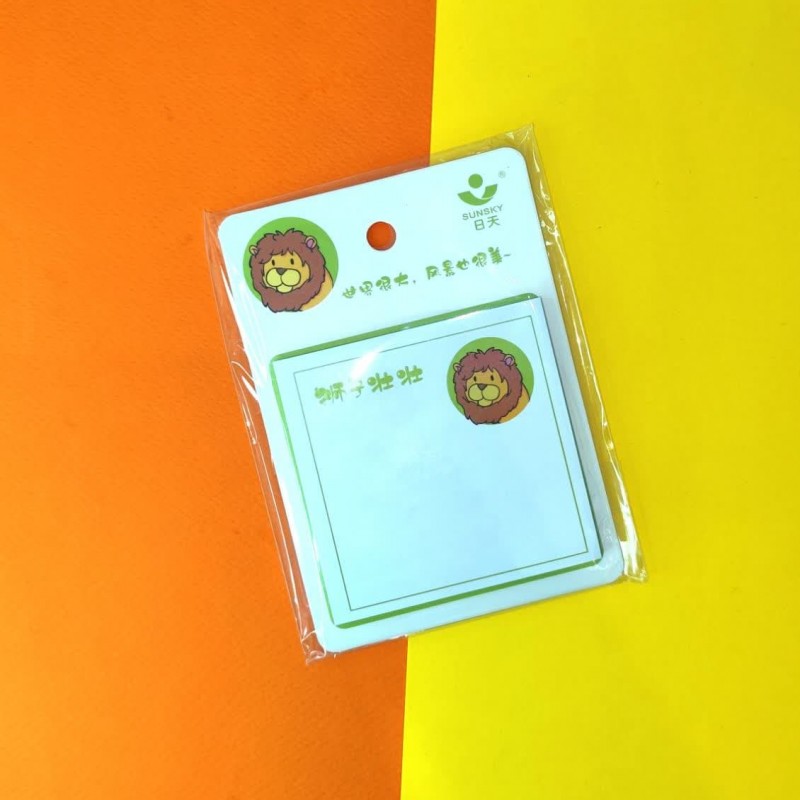 استیک نوت فانتزی طرح شیر