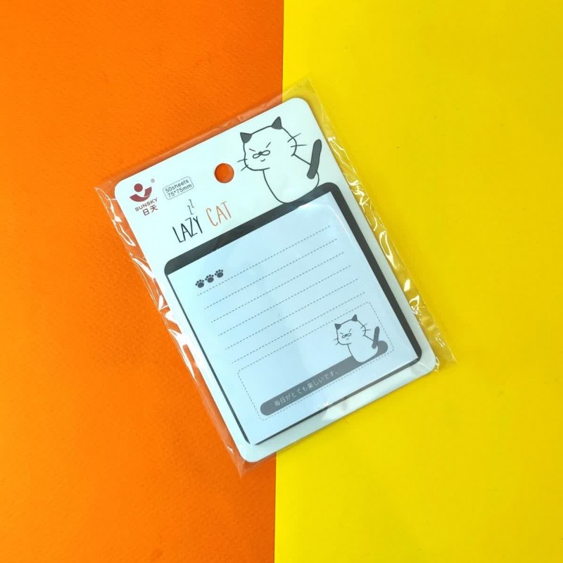 استیک نوت فانتزی طرح گربه