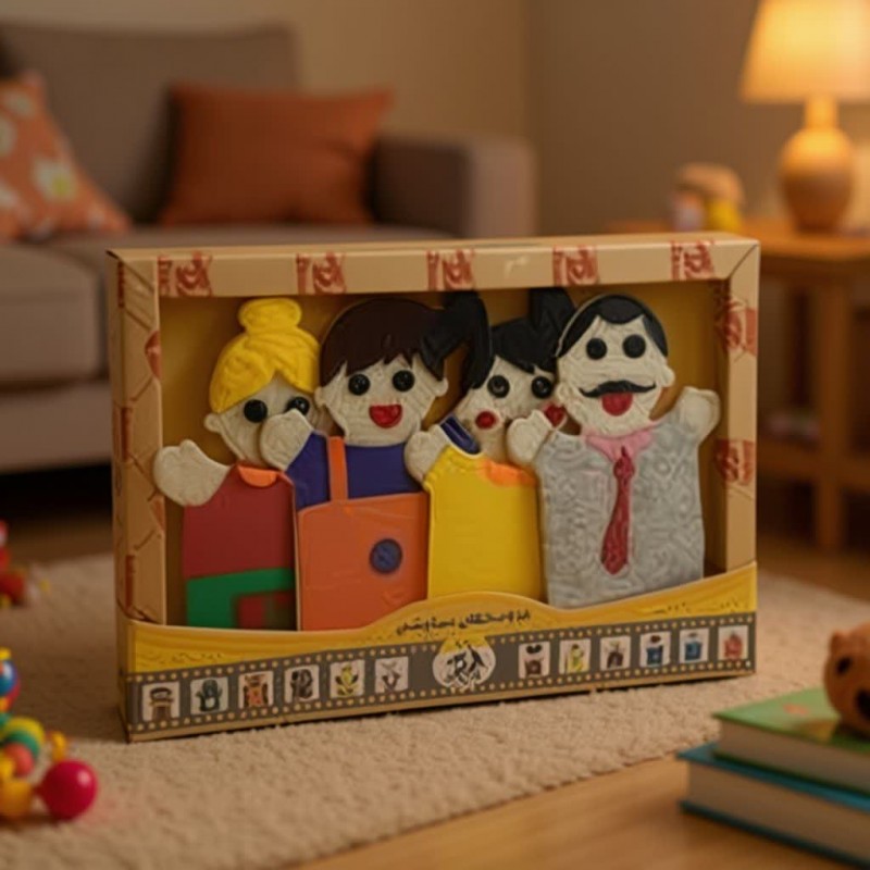ست عروسک نمایشی خانواده