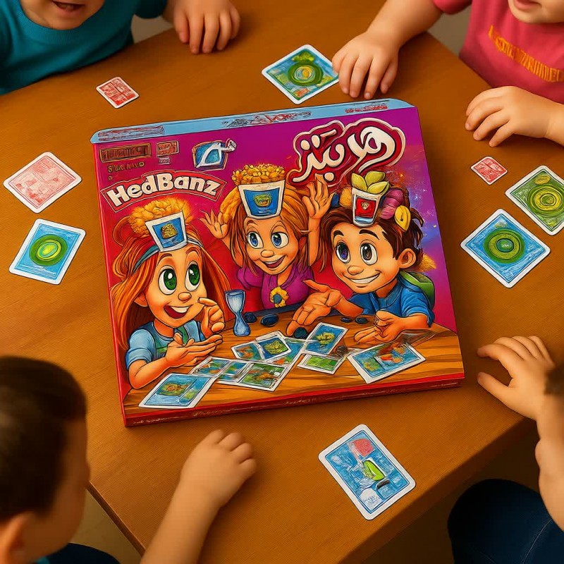 بازی فکری هدبنز6نفره همراه با ساعت شنی