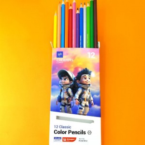 مداد رنگی 12 رنگ سی کلاس