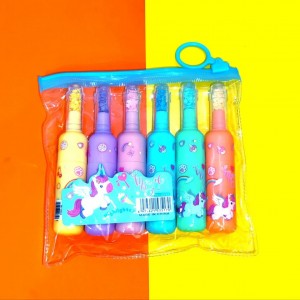 هایلایتر فانتزی طرح یونیکورن بسته 6 عددی