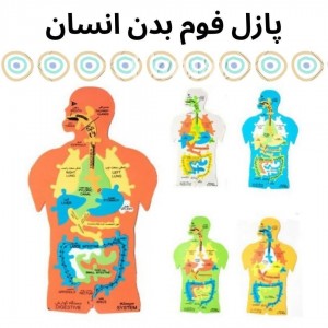 پازل فوم بدن انسان