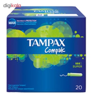 تامپون تامپکس مدل Compak Super بسته 20 عددی
