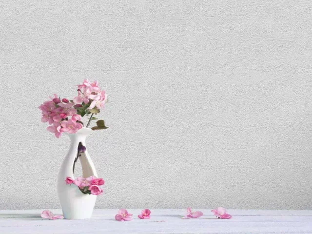 کاغذ دیواری هاش دو او H2O طرح ساده خاکستری / کد 915G