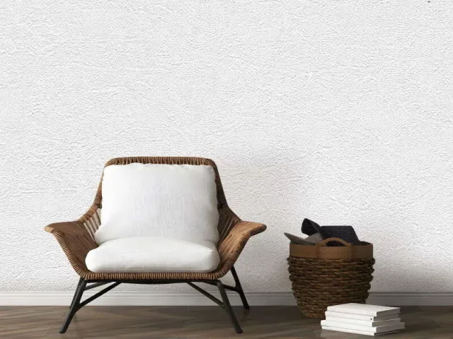 کاغذ دیواری هاش دو او H2O طرح ساده سفید / کد 915W