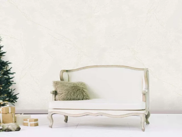 کاغذ دیواری هاش دو او H2O طرح رگه‌دار کرم / کد 918C