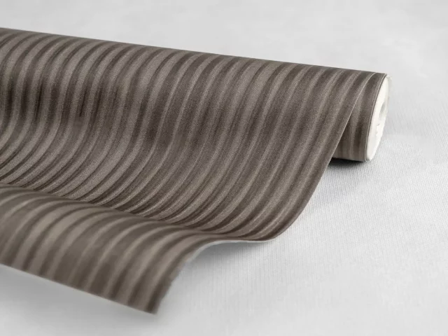 کاغذ دیواری کربن2/carbon طرح راه راه قهوهای کد ۱۰۱۷۷