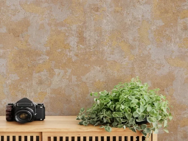 کاغذ دیواری کربن 3/carbon3 طرح پتینه قهوهای کد ۱۰۳۲۵