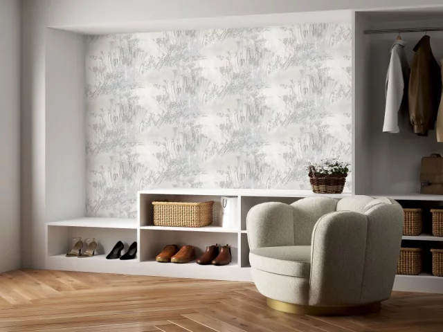 کاغذ دیواری طرح شاخ و برگ کد ۸۰۲۴