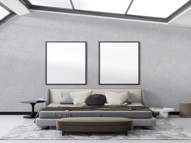 کاغذ دیواری طرح شاخ و برگ کد ۸۰۹۰