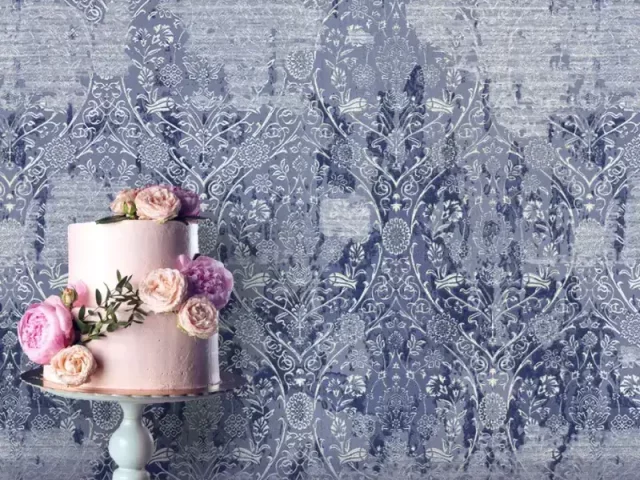 کاغذ دیواری طرح نقش و نگار پتینه کد ۶۰۹۷