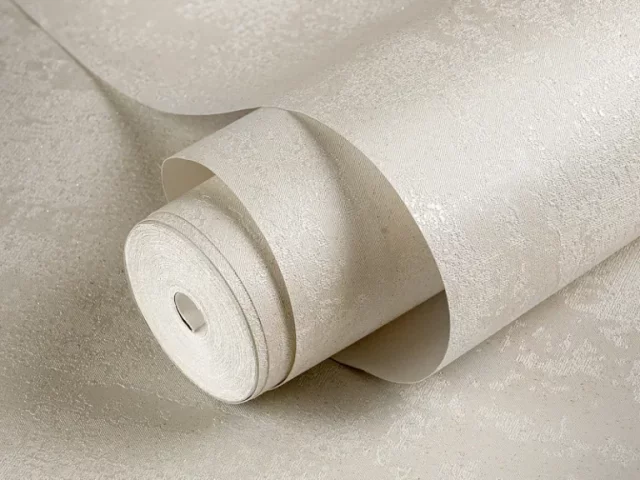 کاغذ دیواری طرح پتینه کرم کد ۱۱۰۵۳