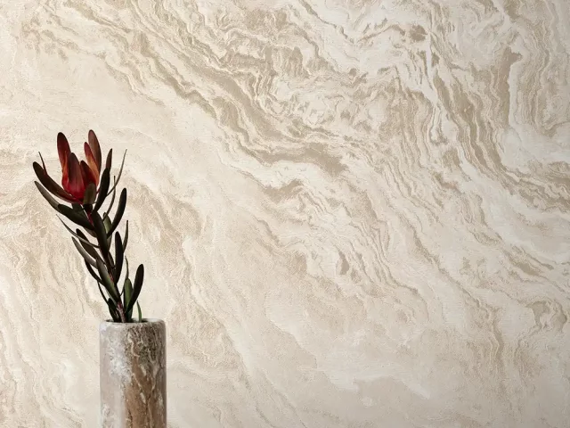 کاغذ دیواری طرح انتزاعی کرم کد ۱۱۰۴۴