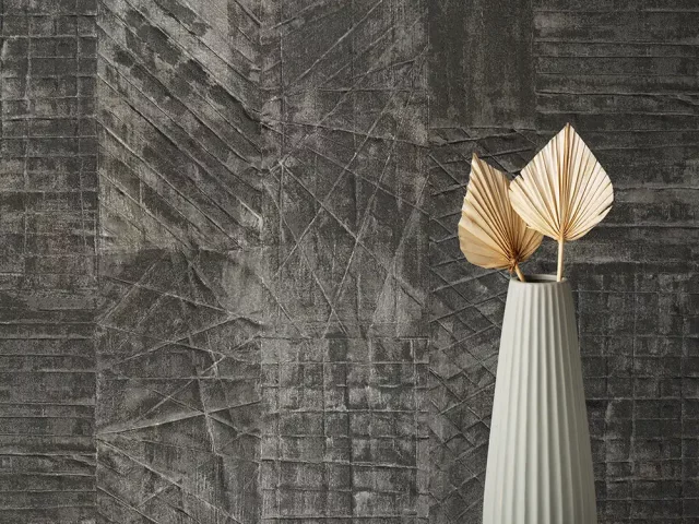 کاغذ دیواری طرح هندسی مشکی کد ۱۱۰۷۰