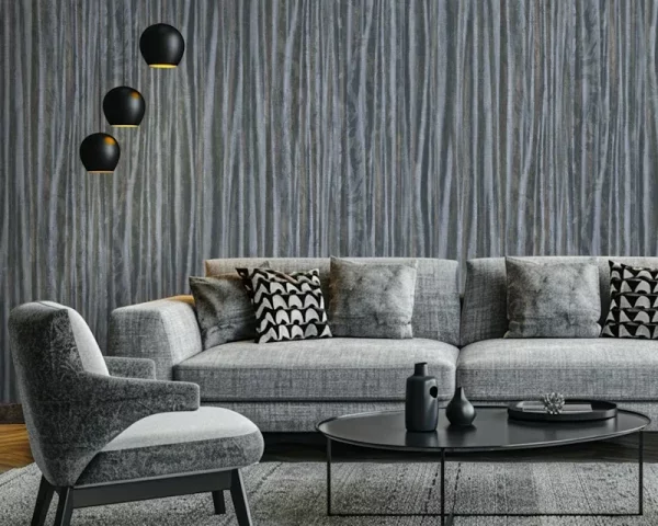 310,000 تومان کاغذ دیواری طرح راه راه سفید کد ۱۱۰۵۹|TITANIUM