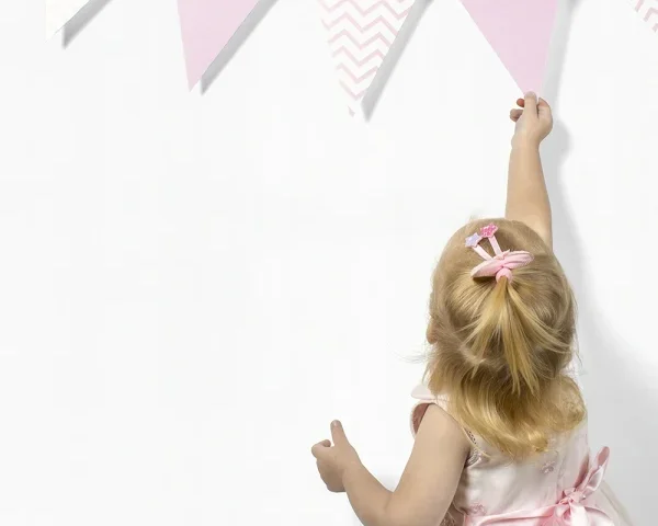 کاغذ دیواری کودک طرح ساده | سفید کد 12099