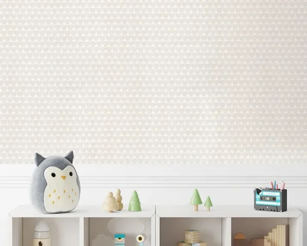 کاغذ دیواری کودک طرح قلب | کرم کد 12076