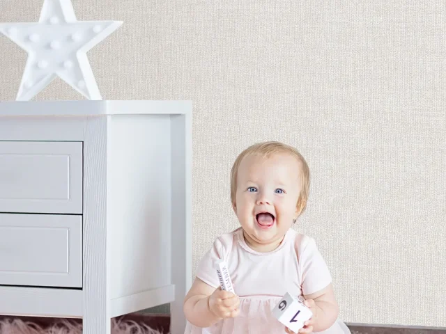 کاغذ دیواری کودک طرح ساده | کرم کد 12046