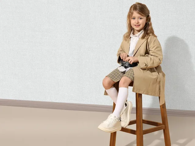 کاغذ دیواری کودک طرح ساده | طوسی کد 12042