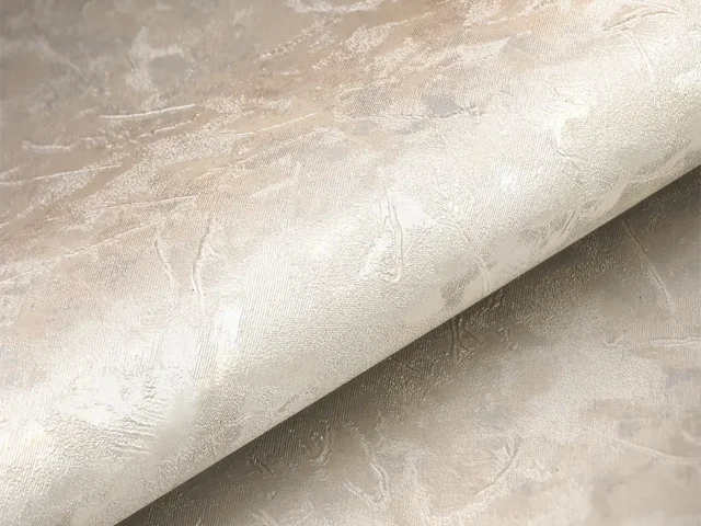 کاغذ دیواری طرح رگه‌دار / پتینه سفید کد ۱۱۰۰۵