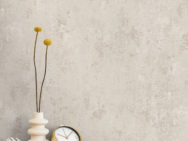 کاغذ دیواری طرح پتینه سفید کد ۱۱۰۳۱