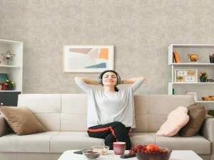 کاغذ دیواریکربن 3/carbon3 طرح پتینه کرم کد ۱۰۲۵۱