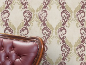 کاغذ دیواری هیدروژن طرح داماسک قواره‌ای کد ۵۰۶۰