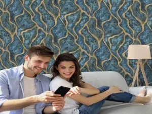کاغذ دیواری طرح انتزاعی کد ۶۰۱۰